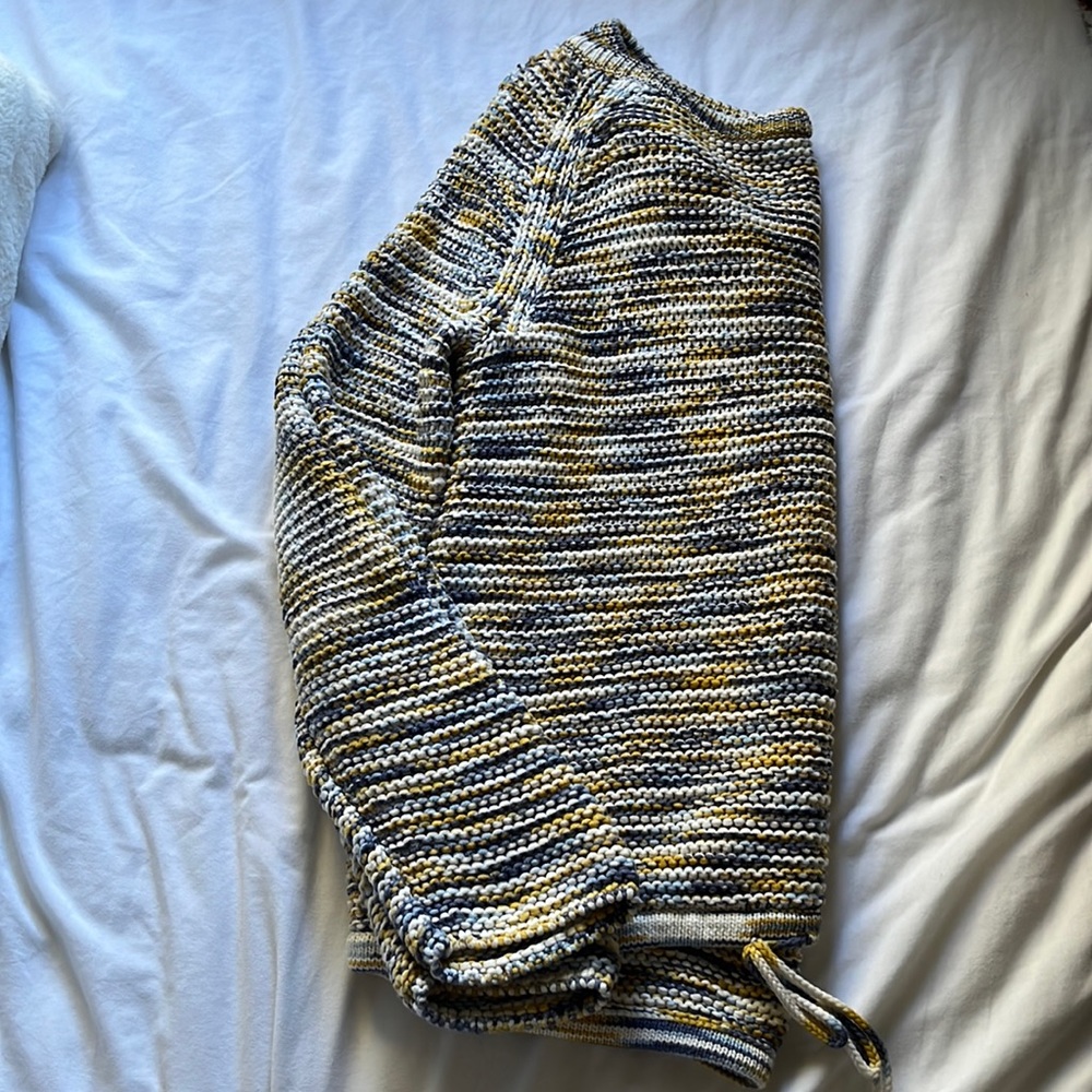Theory Coella Yellow and Blue Sweater